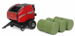 ERT44280 - CASE IH RB565 Round baler with bales