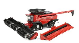 ERT44408 - CASE IH AF11 tracked combine harvester with two headers