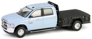 GREEN46160-C - RAM 3500 Dually Flatbed 2018 from the DUALLY DRIVERS series, in blister pack: