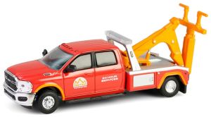 GREEN46160-E - RAM 3500 Dually 2022 Tow Truck - IGNITION TOWING CO. from the DUALLY DRIVERS series, in blister pack: