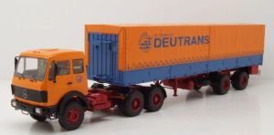 PRX47216 - MERCEDES-BENZ NG2232 6x4 with 2-axle covered trailer - DEUTRANS