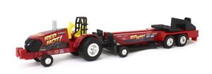 ERT47620 - CASE IH Magnum Pulling with RED HOT trailer!