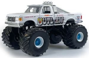 GREEN49160-C - FORD F-150 1988 Monster truck - JERSEY OUTLAW from the KINGS OF CRUNCH series in blister pack