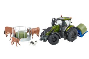 BRI43323 - VALTRA Olive Green Metallic with Feeder and Bale Charger