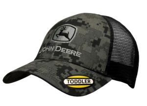 MC53080407BK - JOHN DEERE children's grey cap with black mesh back