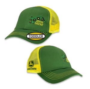 MC53080542GR - JOHN DEERE green and yellow mesh cap for children