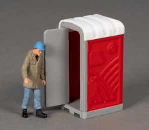 MSM5750/04 - Construction toilet – Red – L.24.4 x W.22.4 x H.45.4 mm