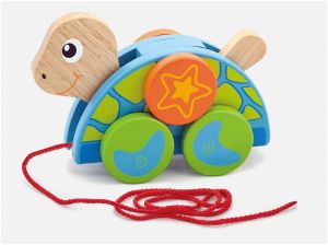 VIG50080 - Wooden turtle to pull
