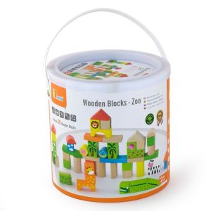 VIG50286 - Barrel of 50 wooden cubes on the zoo