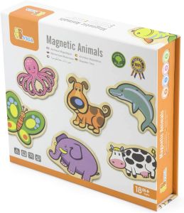 VIG58923 - 20 Magnetic wooden animals
