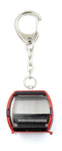 JC80751 - Red OMEGA V gondola keyring
