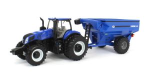 ERT61028 - NEW HOLLAND Genesis T8.355 with J&M grain trailer