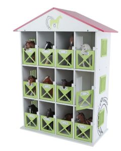 KID610308 - Stable with 12 stalls - 19 x 41 x 53 cm - without animals