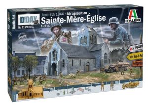 ITA6199 - Bastaille Set - Battle of Normandy Sainte-Mére-Eglise June 6, 1944 to assemble and paint