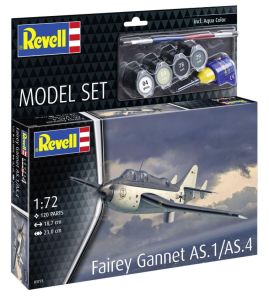 REV63775 - MODEL SET - FAIREY Gannet AS.1/AS.4 fighter aircraft to assemble with paint