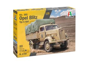 ITA6760 - Opel Blitz Kfz.305 Type A 4x4 Military Vehicle (assembly and painting required)