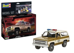 REV67724 - MODEL SET - CHEVROLET K5 Blazer 1985 - STRANGER THINGS to assemble with paint