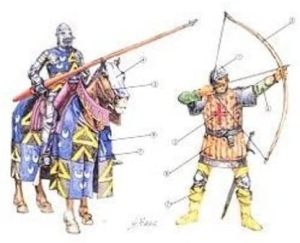 ITA6027 - English Knights and Archers to paint