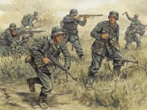 ITA6033 - German infantry to paint