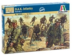 ITA6099 - Paintable DAK Infantry