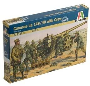 ITA6165 - WWII: Italian 149/40 gun with crew to assemble and paint