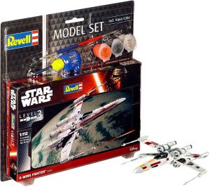 REV63601 - Model Set X-wing Fighter STAR WARS with paint to assemble