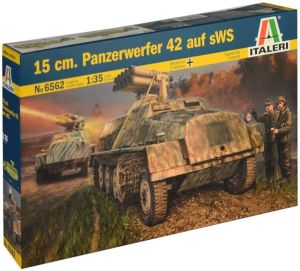 ITA6562 - Vehicle 15cm. Panzerwerfer 42 auf sWS to assemble and paint