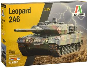 ITA6567 - Leopard 2A6 tank to assemble and paint