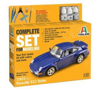 ITA72013 - Starter kit - PORSCHE 911 blue to assemble and paint