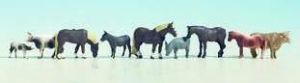 NOC15713 - 6 horses and 3 cows