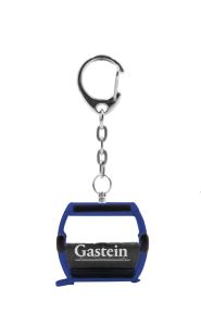 JC80137 - Blue OMEGA cable car key ring - GASTEIN