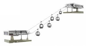 JC82491 - Ski lift with 6 OMEGA V10 Fling Mozart gondolas - D-LINE