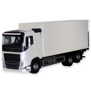 EMEK89312 - VOLVO FH 6x4 white with body and tailgate