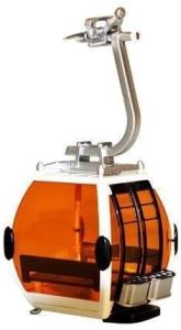 JC84104 - Orange Omega IV glass gondola
