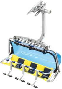 JC86400 - Yellow and blue 6-person chairlift