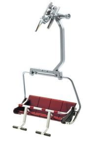 JC87050 - Red 4 Person Chairlift