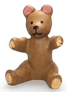 AKI0258 - Miniature bear for dollhouse h 2cm