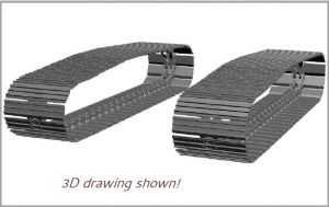 AT3200112 - Set of 2 tracks  LGP (28 mm)  for VOLVO EC220E excavator