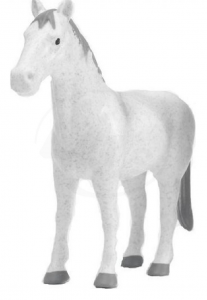BRU2306BLANC - Horse white