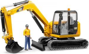 BRU2466 - Mini excavator CATERPILLAR with driver BRUDER toys