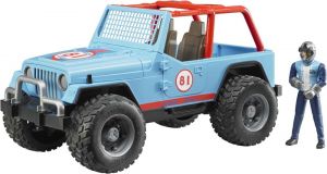 BRU2541 - JEEP Cross country blue with driver BRUDER toys