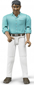 BRU60003 - Man with white trousers and blue shirt Ech:1/16