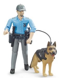 BRU62150 - Police officer with dog