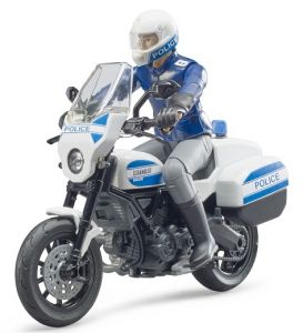 BRU62731 - DUCATI Scrambler police motorcycle with driver - AVAILABLE MAY 2020