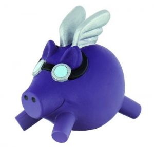 BUL62103 - Purple flying pig money box