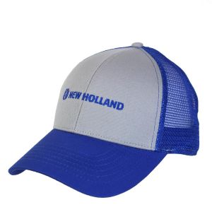CASNH5001 - NEW HOLLAND Gray and Blue Mesh Cap