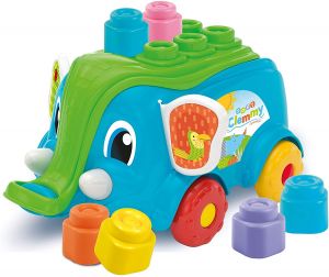CLE17162 - Elephant Cart - 10 Pieces