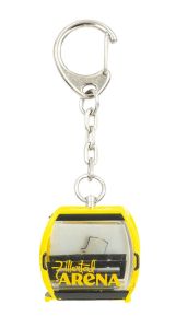 JC80816 - Yellow OMEGA V cable car keychain - ZILLETRAL