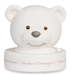 DC2488BLANC - Nightlight Bear - White