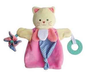 DC3005CHAT - Puppet cat pink 30 cm